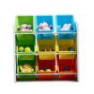 Levede 9 Bins Kids Toy Box Bookshelf Organiser Display Shelf Storage Rack Drawer