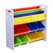 Levede 6 Bins Kids Toy Box Bookshelf Organiser Display Shelf Storage Rack Drawer