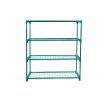 2x 4 Tier Plant Shelve Garden Greenhouse Steel Storage Shelving Frame Stand Rack