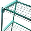 2x 4 Tier Plant Shelve Garden Greenhouse Steel Storage Shelving Frame Stand Rack
