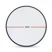 Wall Mirror Round Shaped Bathroom Makeup Mirrors Smooth Edge 60CM