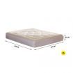 Dreamz Mattress Topper 100% Wool Underlay Reversible Mat Pad Protector Double