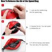 Professional Double End Speed Bag PU Leather Punch Ball Striking Bag Kits for Boxing
