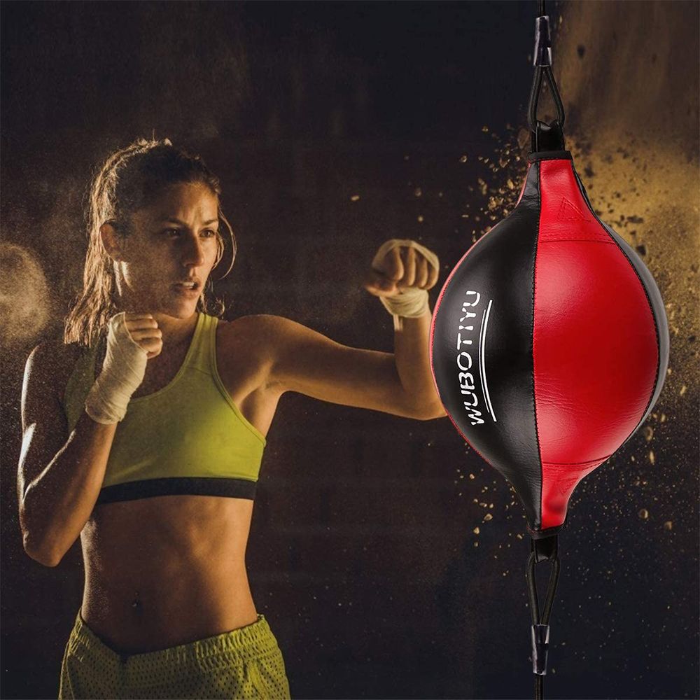 Boxing Pro Speed Bag MMA Punching Ball Double End Training Gym Workout Exercise 