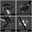 Genki YB-LS01 Exercise Bike Indoor Spin Bike Stationary Bike Home Gym Bike with LCD Monitor