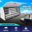 Truck Ute Tool Boxes Steel Large Storage Toolbox Tool Drawers Shelves White