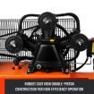 Electric 5HP 120L Belt Drive Air Compressor Inflator 480L/M Portable Tank Pump