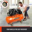 Electric 5HP 120L Belt Drive Air Compressor Inflator 480L/M Portable Tank Pump