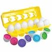 12 Matching Eggs Educational Color & Shape Recognition Sorter Puzzle Skills Study Toys