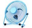 New USB Powered 6 Inch Mini Desktop Fan 360 Degree Rotation Blue
