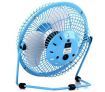 New USB Powered 6 Inch Mini Desktop Fan 360 Degree Rotation Blue