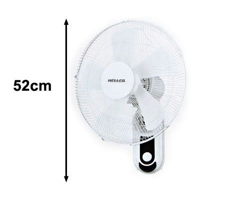 Heller 5 Blade Wall Fan With Remote Control