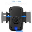 Electronics Car Phone Mount Holder Universal Phone Car Air Vent Mount Holder Cradle Compatible for iPhone 12 11 Pro Max XS XS XR X 8+ 7+ SE 6s 6+ 5s 4 Samsung Galaxy S4-S10 LG Nexus Nokia