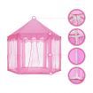 Kids Princess Castle Play Tent Hexagonal Play House Outdoor Indoor Playhouse Pink