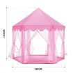 Kids Princess Castle Play Tent Hexagonal Play House Outdoor Indoor Playhouse Pink