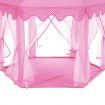 Kids Princess Castle Play Tent Hexagonal Play House Outdoor Indoor Playhouse Pink