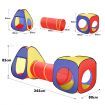 Kids Play Tent with Tunnel Set Children Teepee Tent Play House with Play Crawl Tunnel