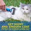 Pet Grooming Comb for Dog and Cat Easy Mats And Tangles Removing