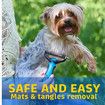 Pet Grooming Comb for Dog and Cat Easy Mats And Tangles Removing