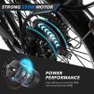 Auswheel Electric Bike Bicycle Folding Ebike 250W Motor 36V 9Ah Battery Single Speed