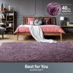 Rectangle Shaggy Rug Shag Rug Floor Fluffy Carpet Soft Mat For Bedroom Living Room