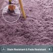 Rectangle Shaggy Rug Shag Rug Floor Fluffy Carpet Soft Mat For Bedroom Living Room