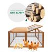 Chicken Coop Run Wood House Cat Dog Bird Enclosure Rabbit Hutch Hen Bunny Duck Cage Foldable