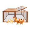 Chicken Coop Run Wood House Cat Dog Bird Enclosure Rabbit Hutch Hen Bunny Duck Cage Foldable