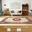 Royal Red Rugs Carpet Floor Rug Traditional Persian Soft Mat 200 X 230CM