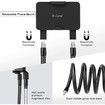 Cell Phone Holder, Universal Mobile Phone Stand, Lazy Bracket, DIY Flexible Mount Stand with Multiple Function (Black)
