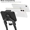 Cell Phone Holder, Universal Mobile Phone Stand, Lazy Bracket, DIY Flexible Mount Stand with Multiple Function (Black)