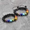 Kids Adjustable Lava Rock Beaded Stone Bracelet Essential Oil Diffuser for Aromatherapy Ideal for Anti-Stress or Anti-Anxiety Ages 6-13