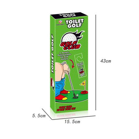 Fairly Odd Novelties Potty Putter Toilet Time Golf Game 