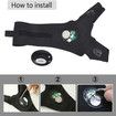 LED Flashlight Glove Outdoor Fishing Gloves for Repairing Cars Night Running Fishing Camping Hiking in Dark Place (1 Pair)
