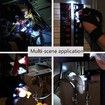 LED Flashlight Glove Outdoor Fishing Gloves for Repairing Cars Night Running Fishing Camping Hiking in Dark Place (1 Pair)