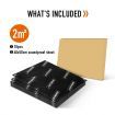 Butyl Sound Deadener Car Deadening Insulation Mat Automotive Proofing Noise Shield Truck Vibration 2.7mm Rubber s 2 Square Meter 10Pcs