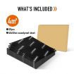 Butyl Sound Deadener Insulation Car Deadening Mat Automotive Proofing Noise Shield Truck Vibration 2.7mm Rubber 4SQM 20Pcs