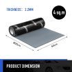 Butyl Sound Deadener Car Deadening Mat Automotive Insulation Noise Proofing Shield 2.2mm Rubber 4 Square Meter 50x800cm