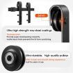 Barn Door Hardware Track Set 3.63m Carbon Steel Double Sliding