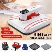 5-in-1 Digital Heat Press Machine 30x25cm Portable Vibration Heat Transfer w/Touch Screen