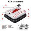 5-in-1 Digital Heat Press Machine 30x25cm Portable Vibration Heat Transfer w/Touch Screen