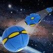 UFO Flying Throw Disc Ball with 3 LIGHTS