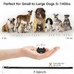 Dog Training Collar with Beep, Vibration, Shock and Light Training Modes, Rechargeable Dog Shock Collar with Long Remote Range, Waterproof