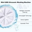 Portable Washing Machine Mini Washing 3in1 Dishwashers Mini Lights Ultrasonic Waves Convenient Travel Home Business Travel USB