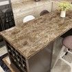 Coffee Mesh Granite Countertops Peel and Stick 24 x 118 inch Marble Wallpaper Decorative for Countertop Self Adhesive Removable Wallpaper
