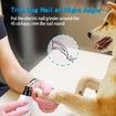 Dog Nail Grinder with LED Light - Upgraded 2-Speed Electric Pet Nail Trimmer Powerful Painless Paws Grooming & Smoothing for Small Medium Large Dogs & Cats