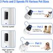 Dog Nail Grinder with LED Light - Upgraded 2-Speed Electric Pet Nail Trimmer Powerful Painless Paws Grooming & Smoothing for Small Medium Large Dogs & Cats
