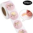 500pcs thank you stickers with 4 styles -Thank you for Supporting My Small Busines