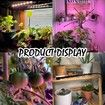 Grow Light for Indoor Plants - Upgraded Version 80 LED Lamps with Full Spectrum & Red Blue Spectrum, Timer, 10 Dimmable Level, Adjustable Gooseneck