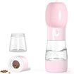 Dog Water Bottle Portable Pet Water Bottle Leak Proof Dog Water Dispenser and Food, Lightweight Dog Travel Water Bottle Bowl for Walking and Trave